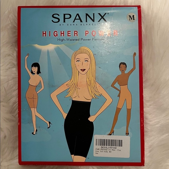 🆕 Spanx Higher Power High Waisted Power Panties Soft Nude Size M - Picture 3 of 6